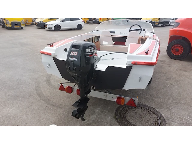 Speedboot , placom, 450, wit, 1978 - afbeelding 10 van  18