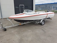 Speedboot , placom, 450, wit, 1978 - afbeelding 1 van  18