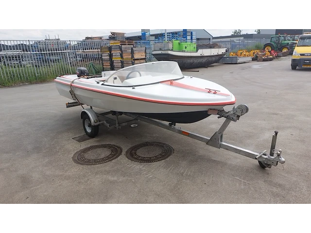 Speedboot , placom, 450, wit, 1978 - afbeelding 13 van  18