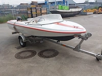 Speedboot , placom, 450, wit, 1978 - afbeelding 13 van  18