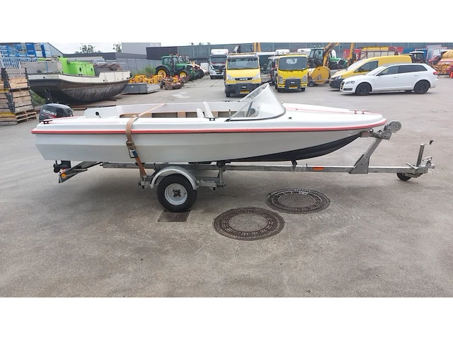 Speedboot , placom, 450, wit, 1978 - afbeelding 14 van  18