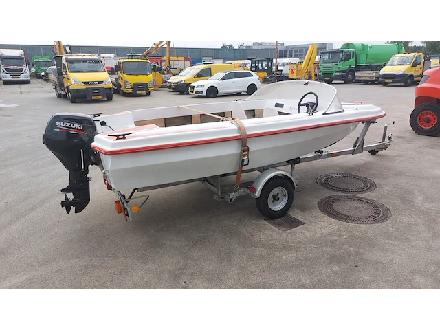 Speedboot , placom, 450, wit, 1978 - afbeelding 15 van  18