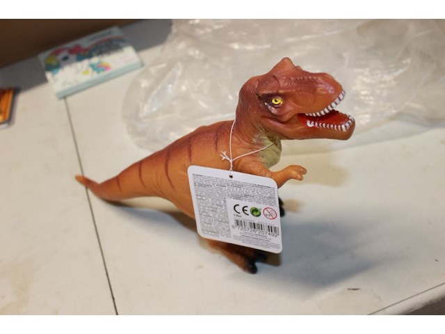 Speel dino bruin 1x in krat b - afbeelding 2 van  3