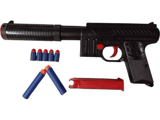 Speelgoed army geweer met foam kogeltjes en soft bullets 1 x - afbeelding 3 van  5