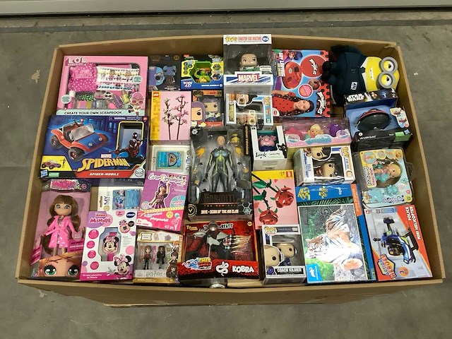 Speelgoed met o.a lego, playmobiel en vtech - 157 stuks - afbeelding 1 van  10