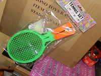 Speelgoed tennis set mix van kleur 2 sets - afbeelding 5 van  5