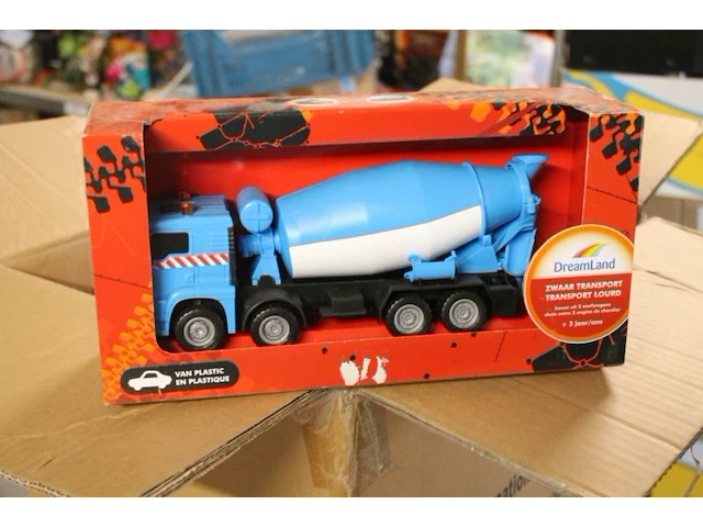 Speelgoed wagen model betonmolen 1x - afbeelding 1 van  3