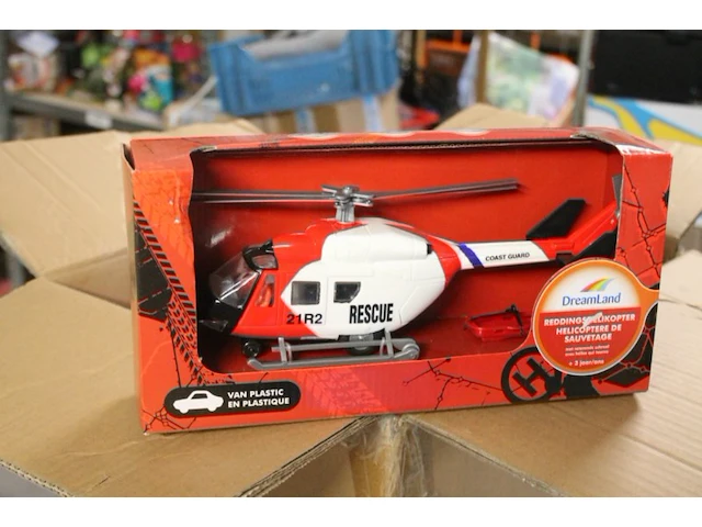 Speelgoed wagen model helicopter 1x - afbeelding 1 van  3