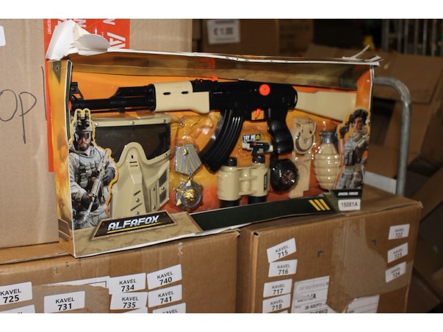 Speelset army doos kapot 1x - afbeelding 2 van  3