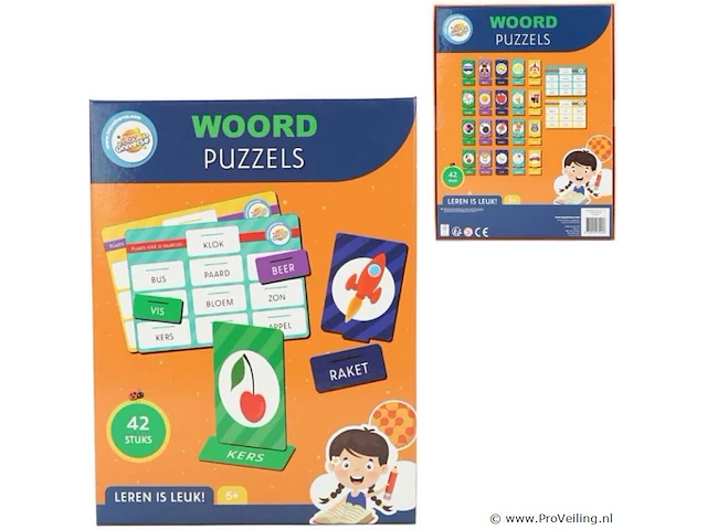 Spelend leren woorden plaatsen - afbeelding 1 van  1
