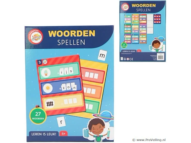 Spelend leren woorden spellen - afbeelding 1 van  1