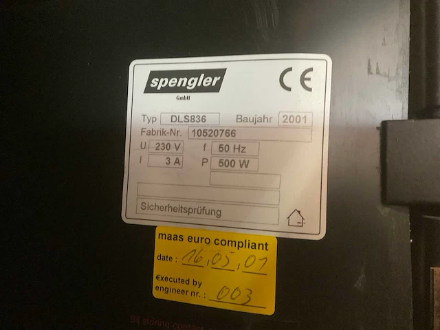Spengler dls836 verkoopautomaat - afbeelding 6 van  6
