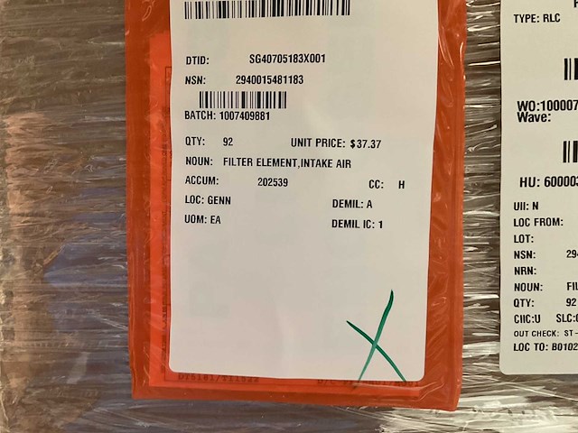 Spicer intake air cleaner filter (92x) - afbeelding 4 van  4