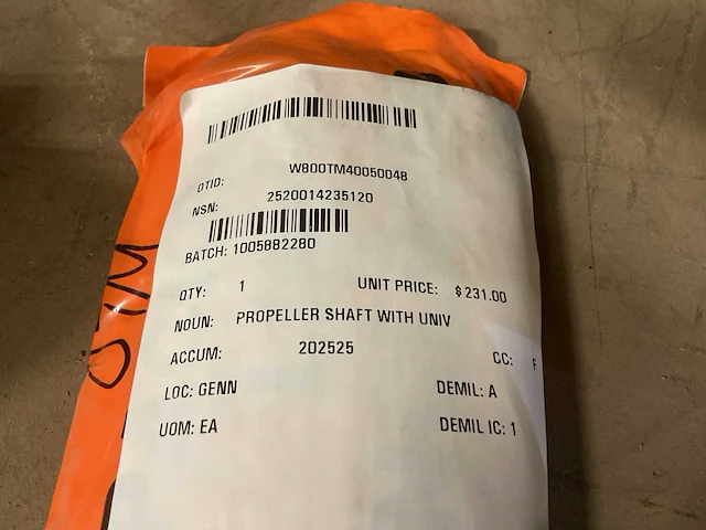Spicer propeller shaft - afbeelding 4 van  4
