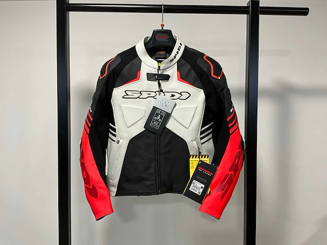 Spidi bolide leather motorjas - 50 - afbeelding 1 van  3