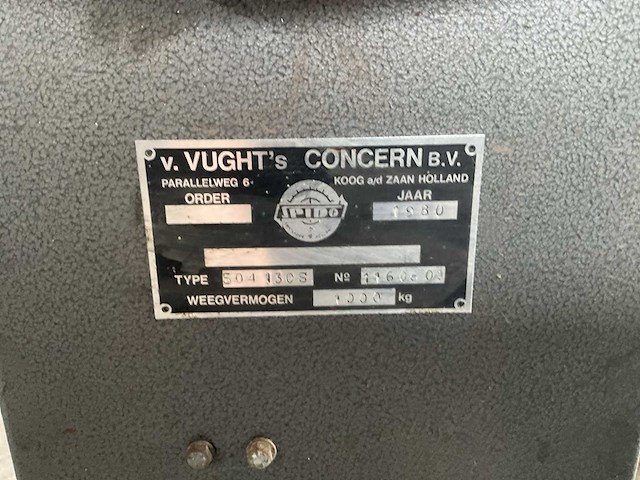 Spido s04130s weegschaal “1000 kg” - afbeelding 5 van  6