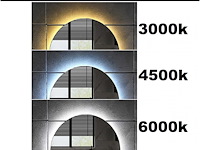 Spiegel - vonato - corviano - met led verlichting - afbeelding 2 van  12
