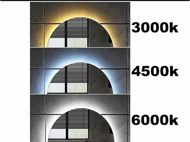 Spiegel - vonato - rond - spiegel met led verlichting - afbeelding 6 van  7