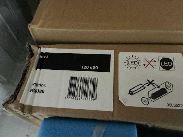 Spiegel 120x100cm (5x) - afbeelding 4 van  5