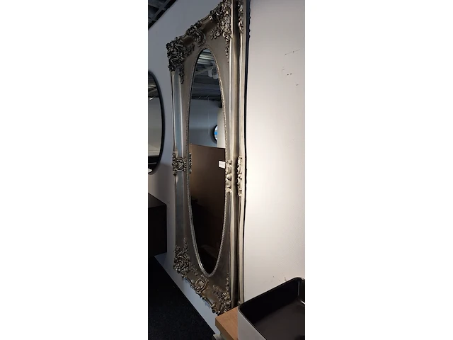 Spiegel barok oud zilver - afbeelding 3 van  3