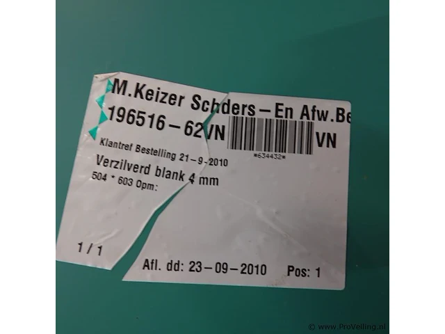 Spiegel in klassieke lijst - afbeelding 5 van  5