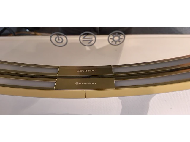 Spiegel led, dansani, messing - afbeelding 2 van  5