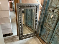 Spiegel met houten lijst - afbeelding 1 van  2