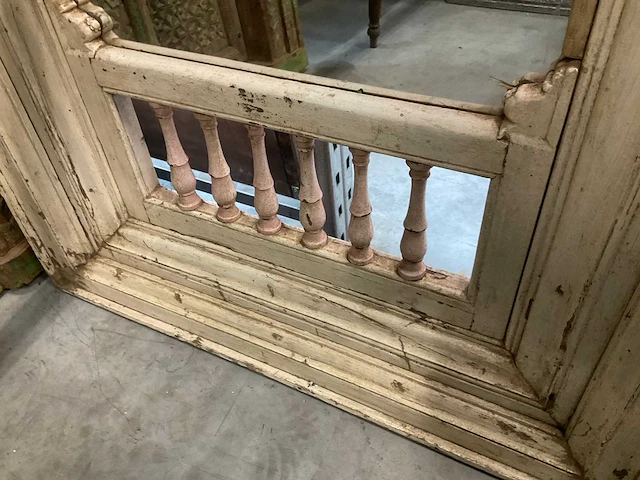 Spiegel met houten lijst - afbeelding 3 van  3