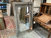 Spiegel met houten lijst - afbeelding 1 van  2