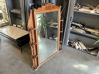 Spiegel met houten lijst - afbeelding 1 van  3