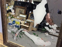 Spiegel met voorstelling - afbeelding 2 van  2