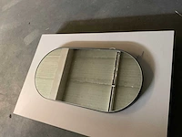 Spiegel ovaal 90x45 cm ledverlichting en verwarming - afbeelding 1 van  3