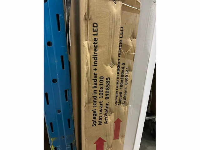 Spiegel rond (100 ø cm) met led verlichting rondom - afbeelding 2 van  2