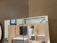 Spiegelkast alu 100cm - dubbelzijdig gespiegeld korver, spiegelkast, alu - afbeelding 1 van  5