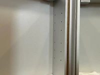 Spiegelkast alu 100cm - dubbelzijdig gespiegeld korver, spiegelkast, alu - afbeelding 4 van  5