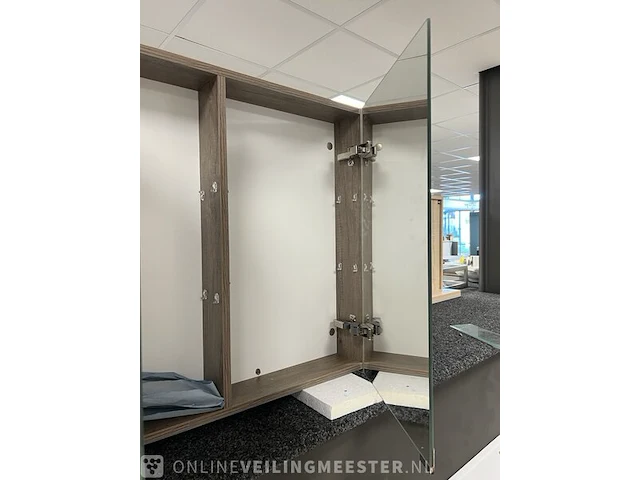 Spiegelkast hr, zilver eiken - afbeelding 5 van  6