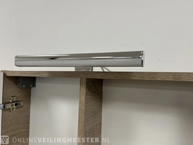 Spiegelkast incl verlichting hr, zilver eiken - afbeelding 6 van  6
