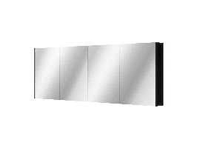 Spiegelkast painted matt black 140 cm (2x) - afbeelding 1 van  7