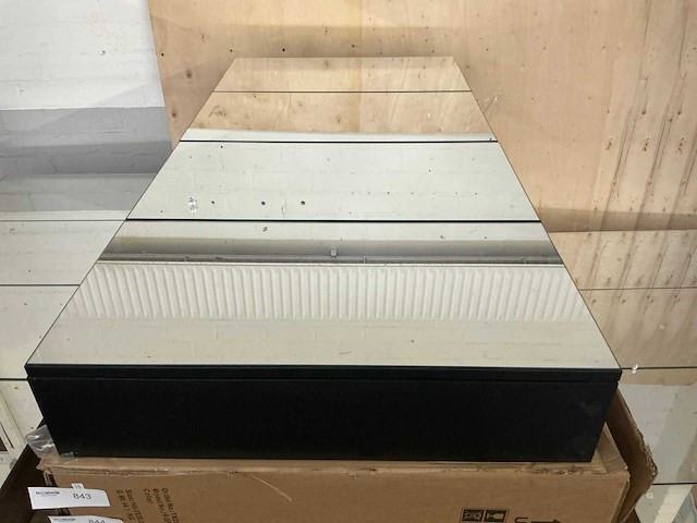 Spiegelkast painted matt black 140 cm (2x) - afbeelding 2 van  7