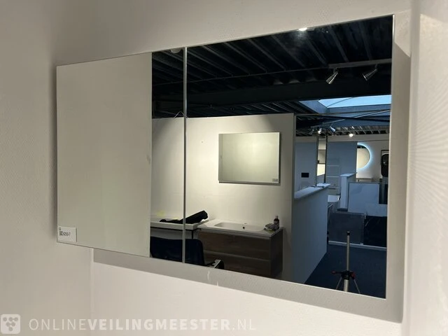 Spiegelkast, wit glans - afbeelding 1 van  3