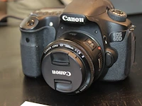 Spiegelreflexcamera canon eos 60d met een canon ef 50mm f/1.8 ii lens. exclusief accu's en lader. - afbeelding 2 van  3