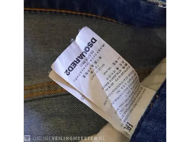 Spijkerbroek dsquared2, s74lb0014 s30330 - afbeelding 6 van  6