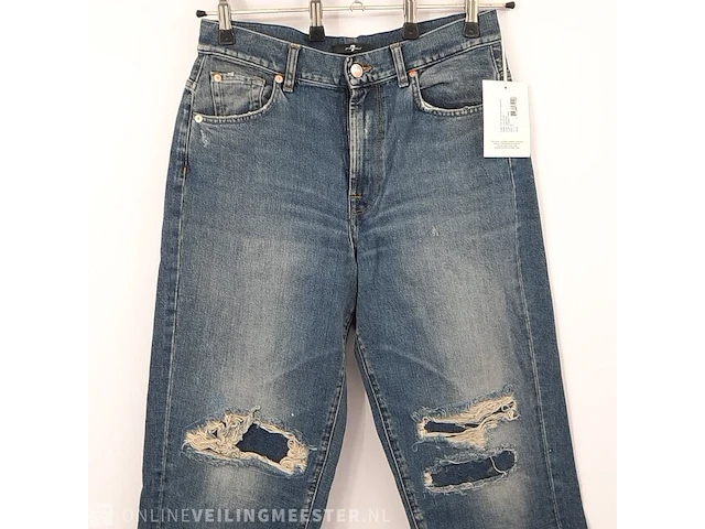 Spijkerbroek, maat 28 7 for all mankind, aubrey - afbeelding 2 van  8
