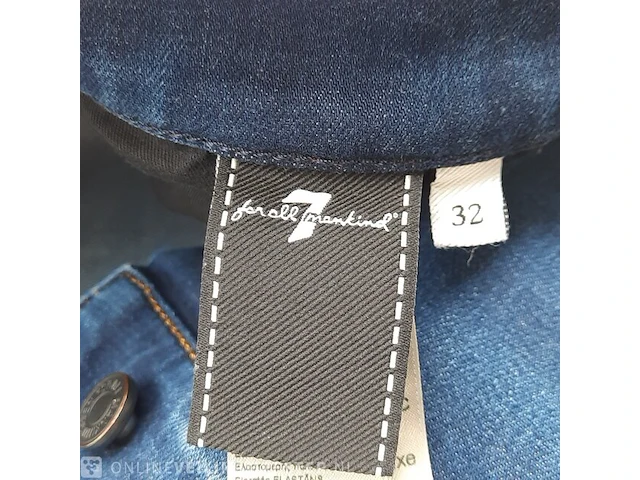 Spijkerbroek, maat 32 7 for all mankind, kayden - afbeelding 7 van  7