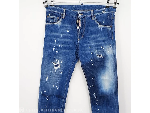 Spijkerbroek, maat 52 dsquared2, skinny dan jean - afbeelding 2 van  7