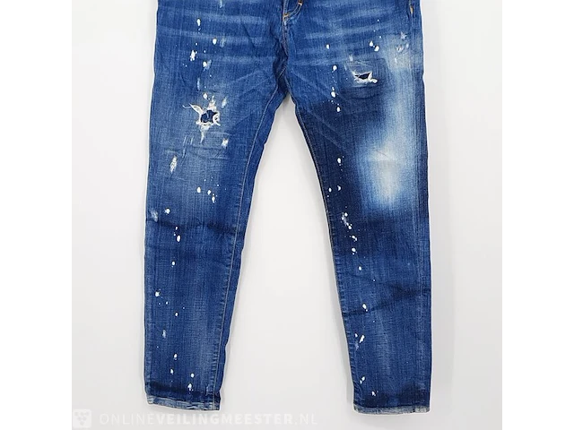 Spijkerbroek, maat 52 dsquared2, skinny dan jean - afbeelding 3 van  7