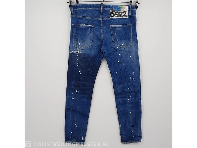 Spijkerbroek, maat 52 dsquared2, skinny dan jean - afbeelding 4 van  7