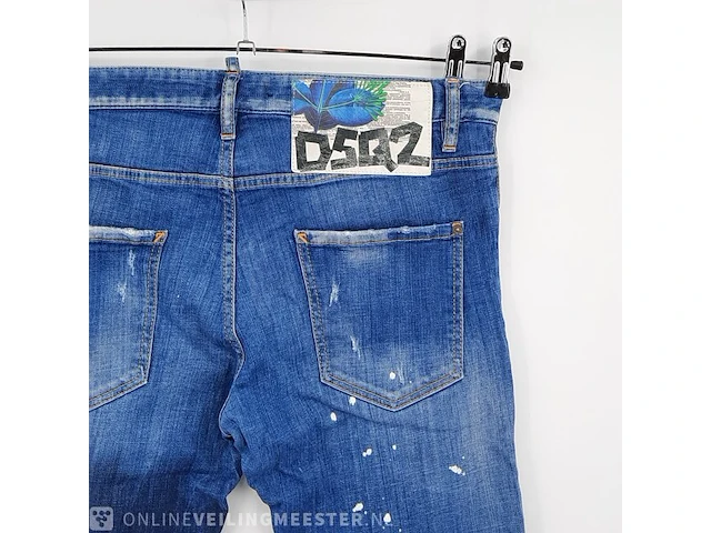 Spijkerbroek, maat 52 dsquared2, skinny dan jean - afbeelding 5 van  7