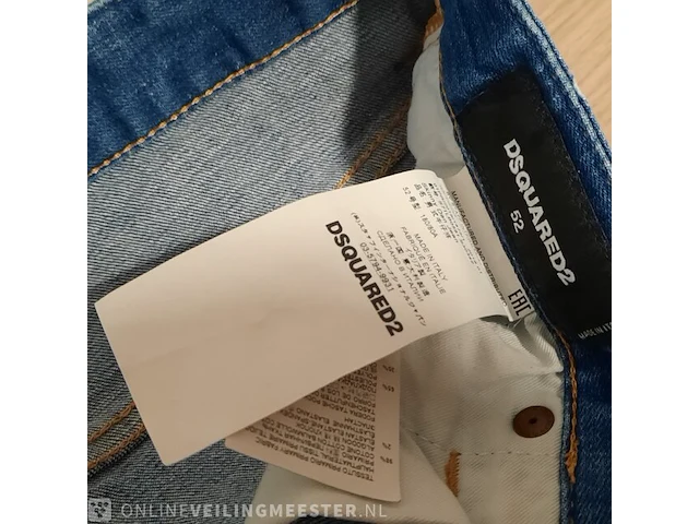 Spijkerbroek, maat 52 dsquared2, skinny dan jean - afbeelding 6 van  7