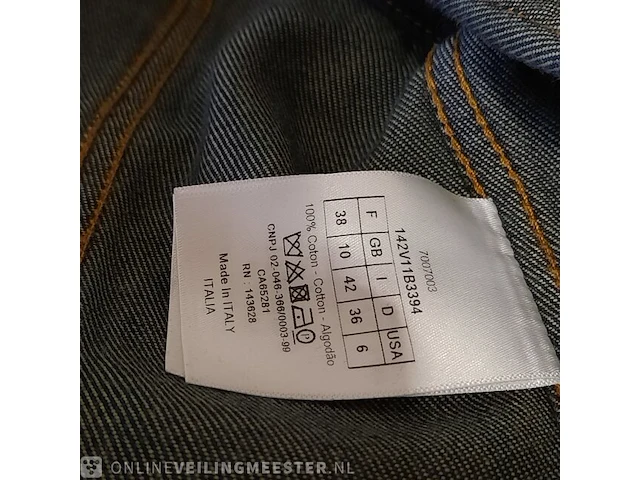 Spijkerjas, maat 36 dior, denim couture jacket cnpj-02-046-366 - afbeelding 8 van  8